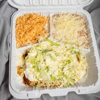 #10 Two Flautas w/Shredded Chicken
